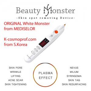 Beauty Monster White ORIGINAL MEDISELOR Plasma Pen - Non-surgical blepharoplasty device S. Korea 